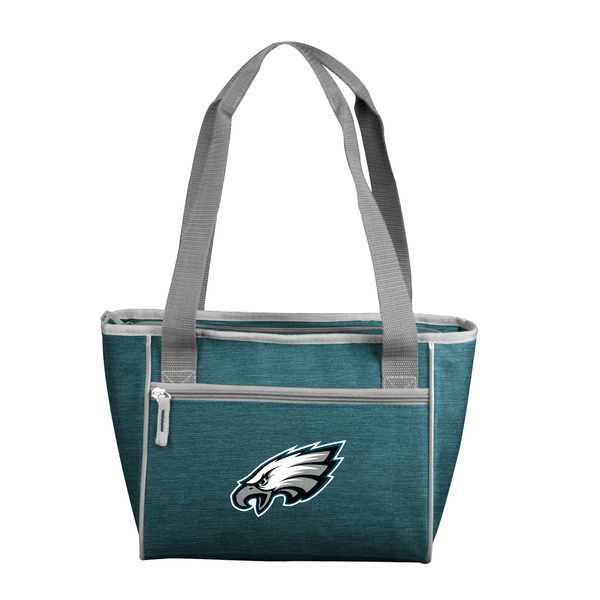 Logo Brands Philadelphia Eagles Crosshatch 16 Can Cooler Tote 624-83-CR1